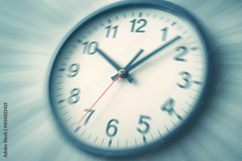 Time in Motion: Blurred Clock Time in Motion: Blurred Clock