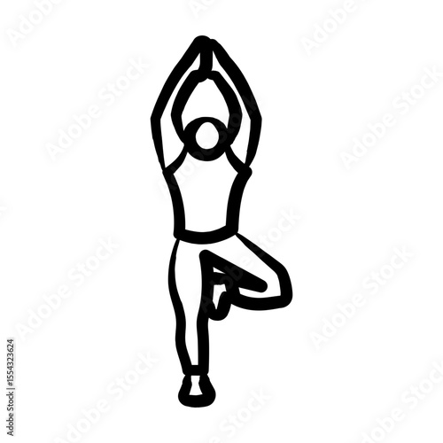 Tree Pose Icon