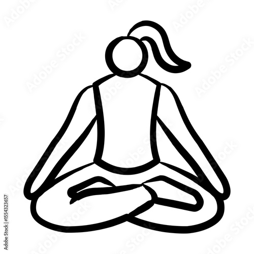 Lotus Pose Icon