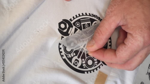 digital printing technology on textiles direct to film at home transferring an image from film to a t-shirt or fabric