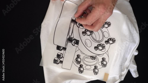 digital printing technology on textiles direct to film at home transferring an image from film to a t-shirt or fabric