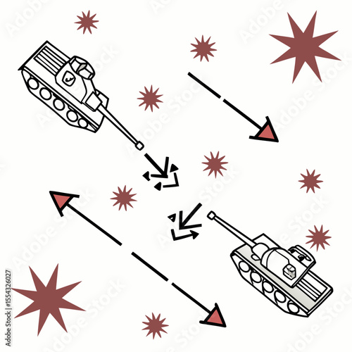 Tank Warfare Strategic Maneuvers and Tactical Combat of Armored Vehicles