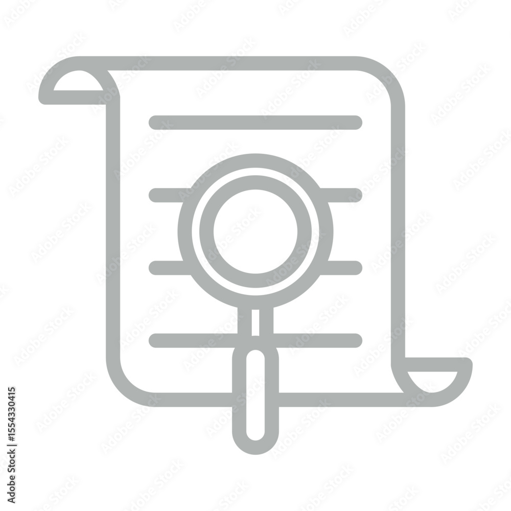 Proofreading Vector Line Grey Icon Design Proofreading Vector Line Grey Icon Design