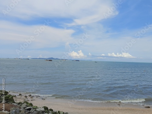 Sea, sandy beach, nature