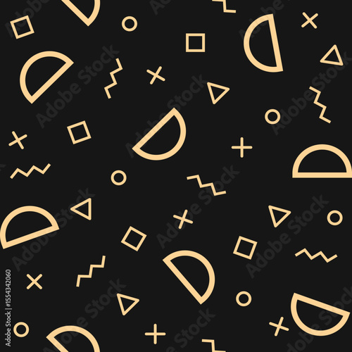Element Memphis Luxury trendy useful design pretty abstract vector illustration artwork