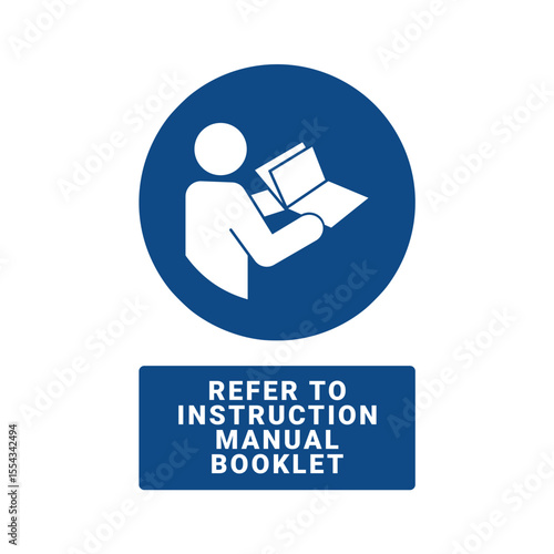 Refer To Instruction Manual Booklet Design