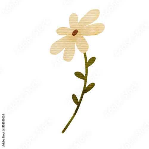 Watercolor Flower Illustration