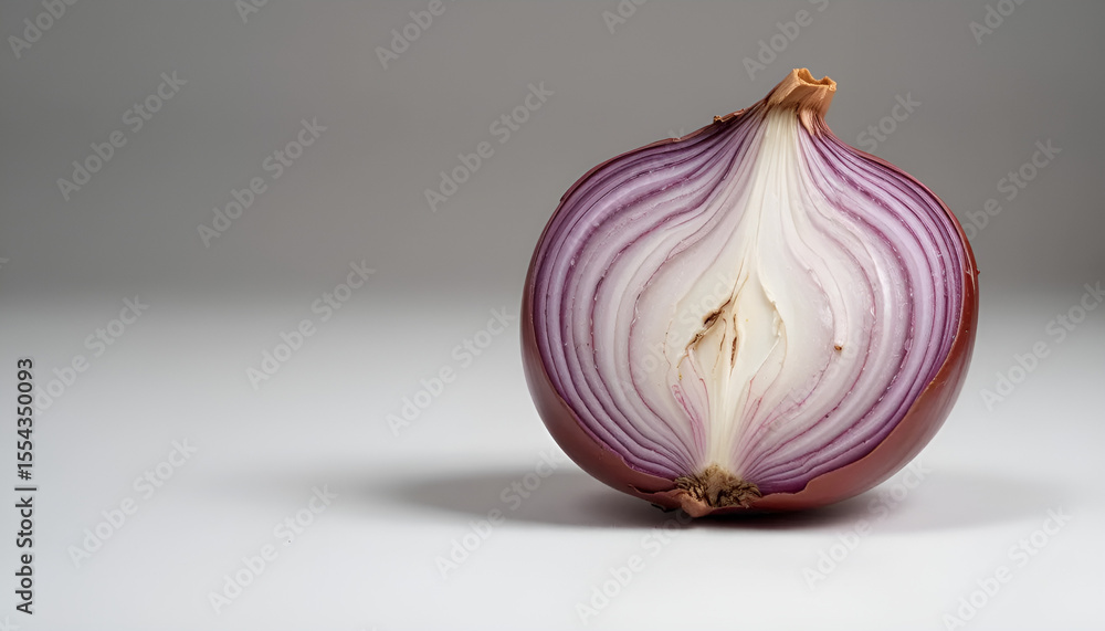 Fototapeta premium onion, photo of onion with white background and good lighting
