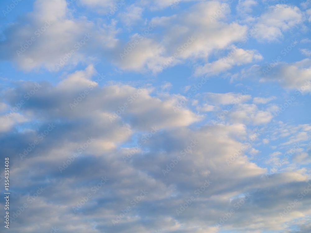 Obraz premium summer clouds background