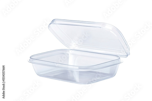 Wallpaper Mural Front-facing view of transparent clamshell contain isolated on transparent background Torontodigital.ca