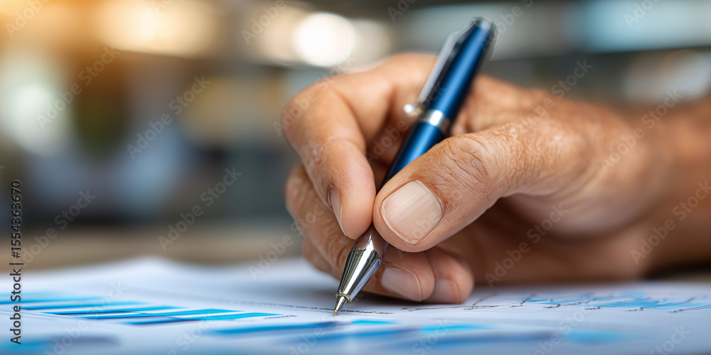 Market investment insights analyzing graph growth in finance office environment data visualization Market investment insights analyzing graph growth in finance office environment data visualization