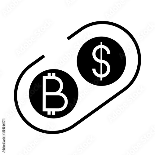 Crypto Exchange Platform Icon Design