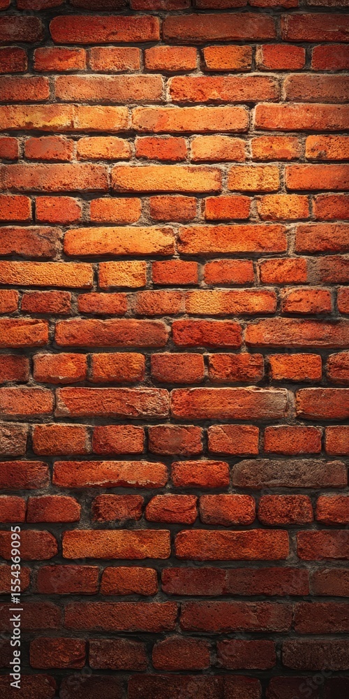 Fototapeta premium Stunning Aged Brick Wall with Urban Resilience Elements for Creative Design and Background Ideas