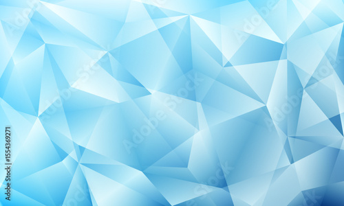 geometric low poly background in blue tones, ideal for modern digital design and presentations.