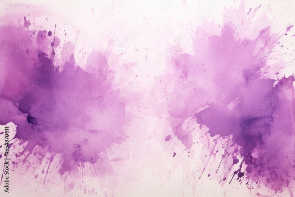 Fototapeta premium Ink splash light purple paper backgrounds splattered creativity.