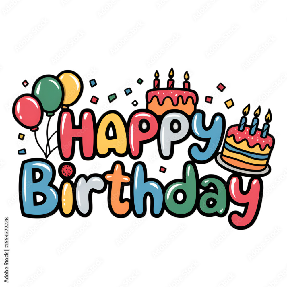 Obraz premium Birthday cake