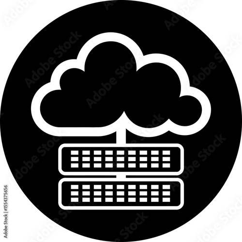Cloud Server & Infrastructure Management Icon