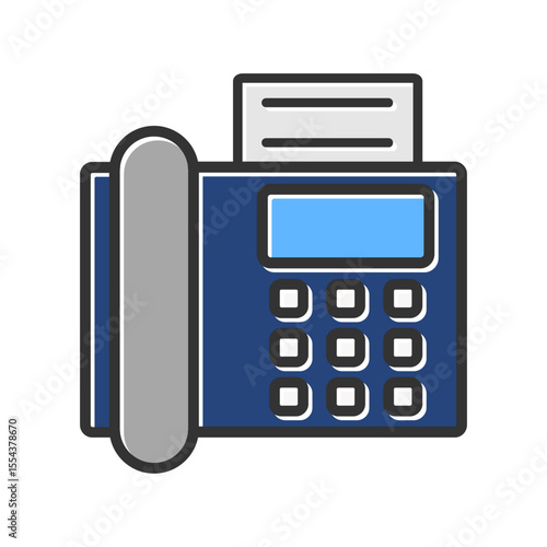Fax Vector Icon