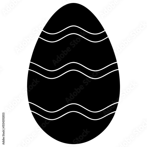 vector illustration of a easter egg