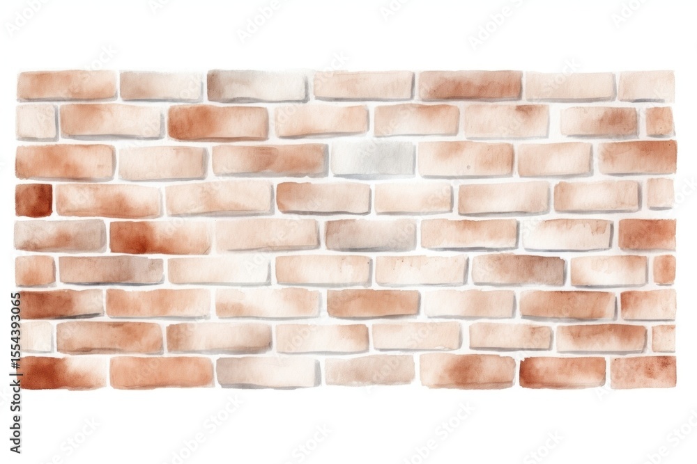 Obraz premium Whitewashed brick wall architecture backgrounds repetition.