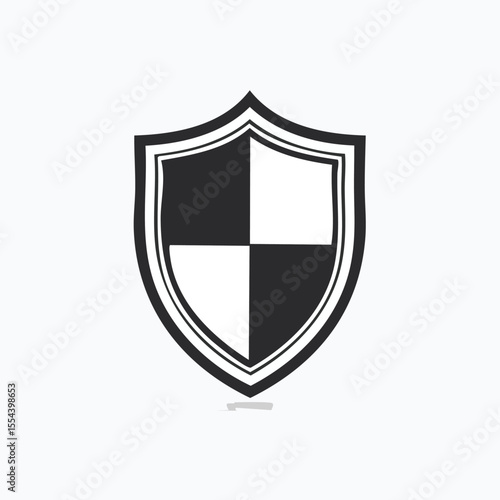 Minimal Vector Icon of a Shield with Bold Black Outline in Clean and Simple Modern Design Free Download Minimal Vector Icon of a Shield with Bold Black Outline in Clean and Simple Modern Design - GFXLoad