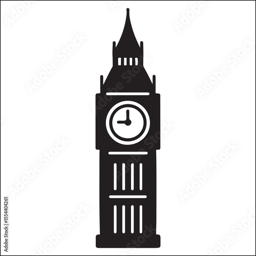 Big Ben Elizabeth Tower Vector Icon