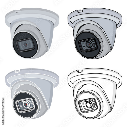 CCTV Vectoer Image And Illustration