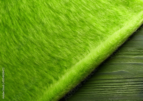 Light green colored felt fabric, felt, background texture 3x2