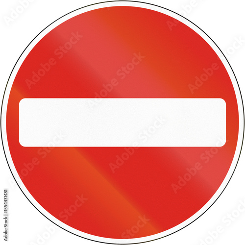 Regulatory road sign in Uganda - No entry Free Download Regulatory road sign in Uganda - No entry - GFXLoad