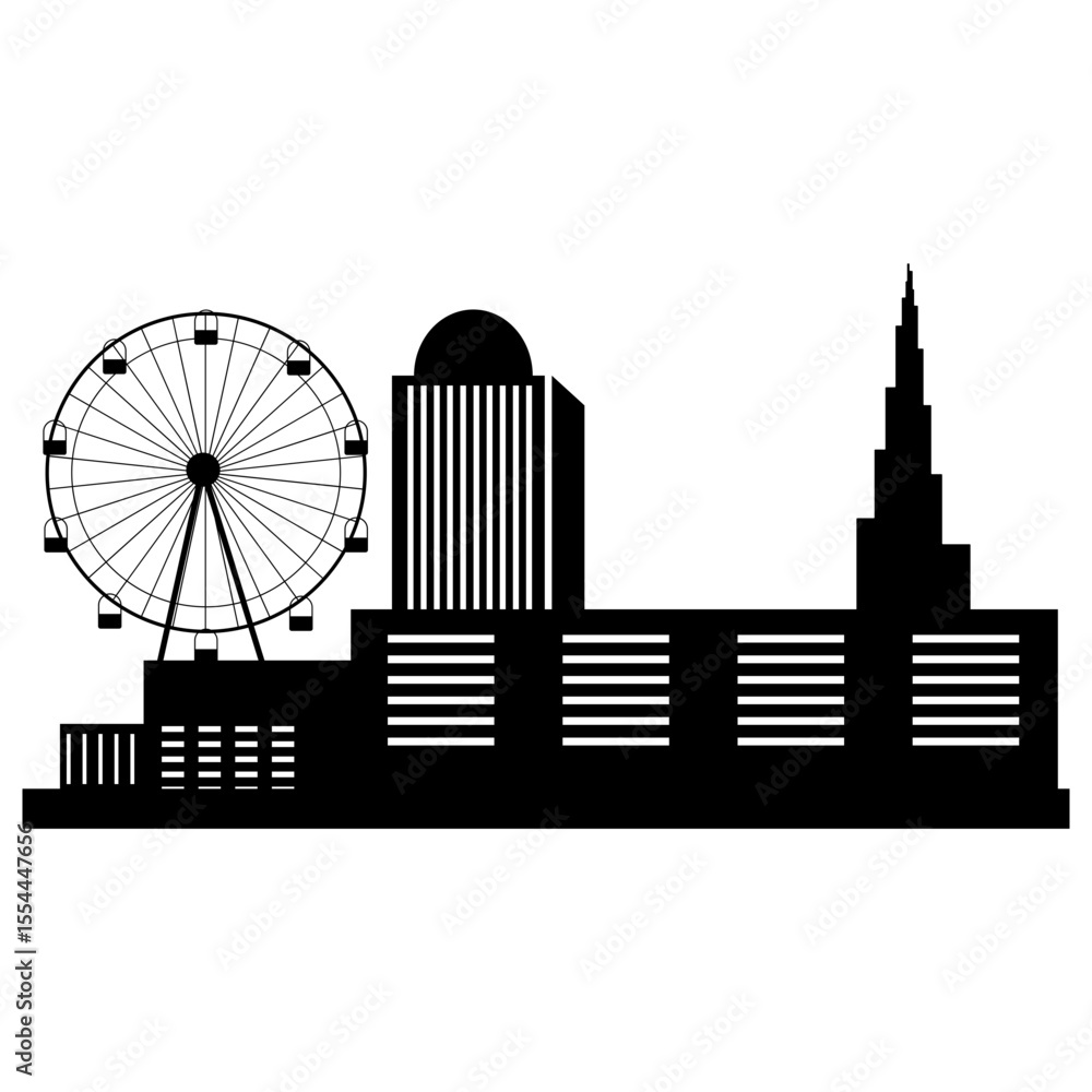 Fototapeta premium City Silhouette