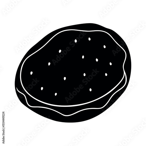 Illustration of Soft Roti Flatbread