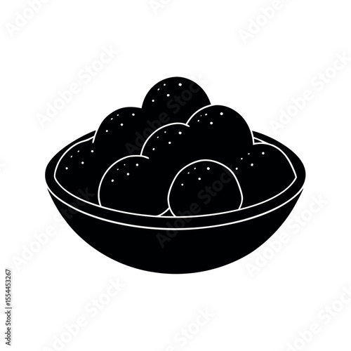 Japanese Mochi Dessert Clipart