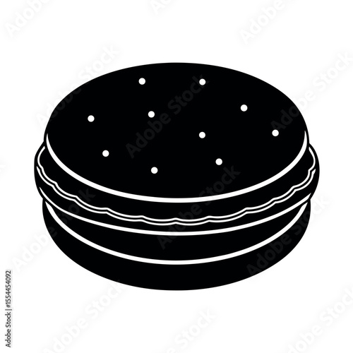Delicious Alfajor Dessert Illustration