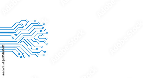 Abstract circuit technology vector illustration for digital innovation and electronics design