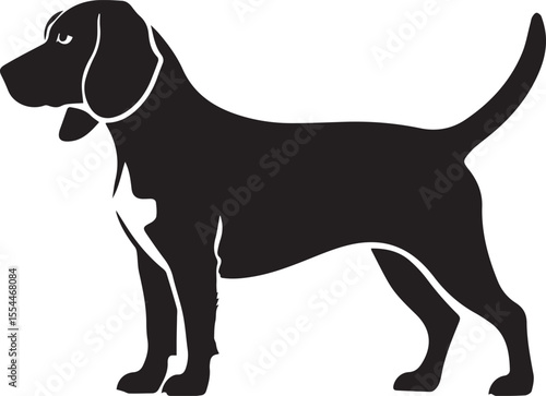 Silhouette of Beagle
