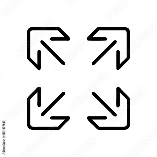 expand view full screen icon design