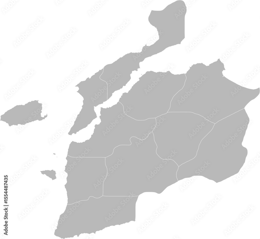 Canakkale, Turkey – administrative vector map with district boundaries (Web Mercator projection, PPT-compatible & fully editable) Canakkale, Turkey – administrative vector map with district boundaries (Web Mercator projection, PPT-compatible & fully editable)