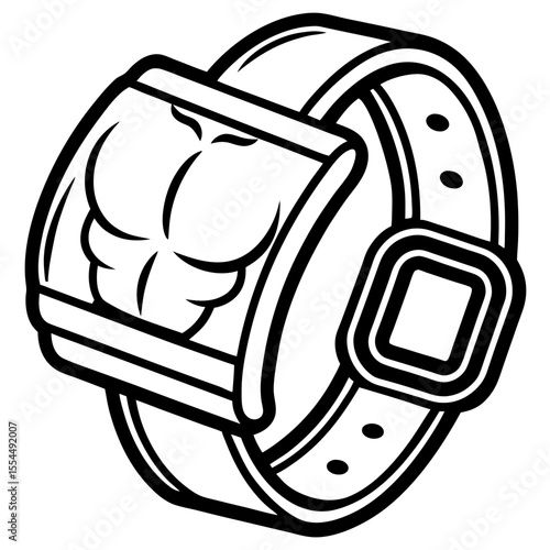Fitness tracker vector