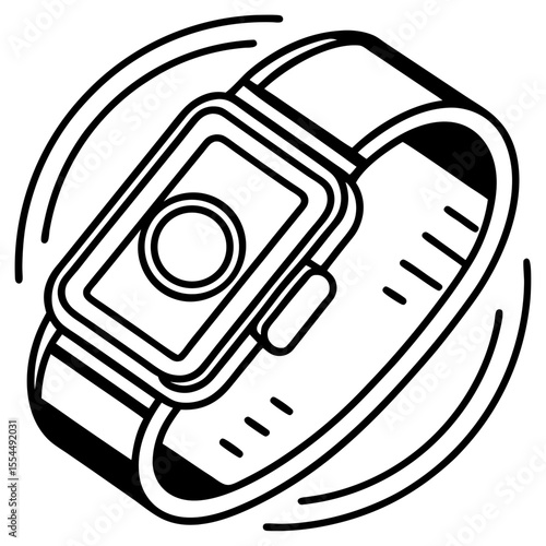 Fitness tracker vector