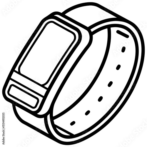 Fitness tracker vector