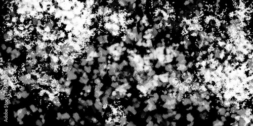 Snowflakes on dark background. white icy snowflakes isolated on black background, natural background. white crystalline powder on a black background. sugar dust. texture, pattern and clipping.