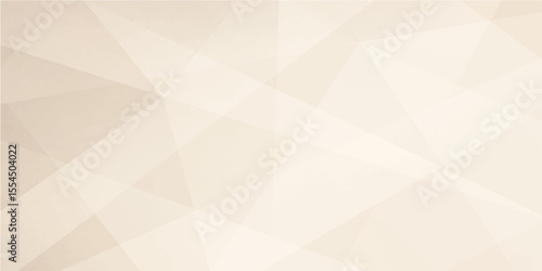 Minimal light beige polygon abstract geometric background texture

