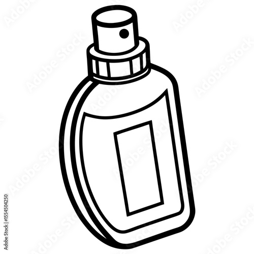 Lotion line art vector