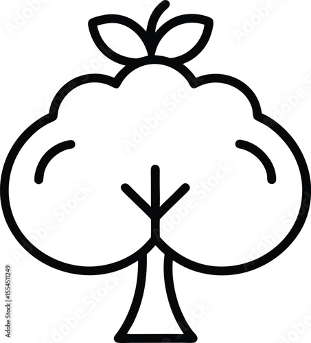 Guava Tree outline icon