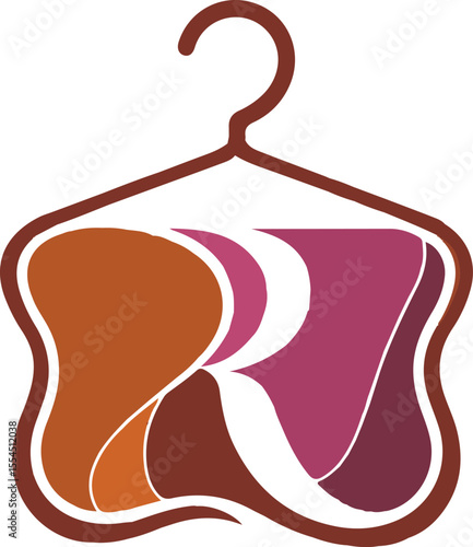 A logo for a custom clothing and garment brand 