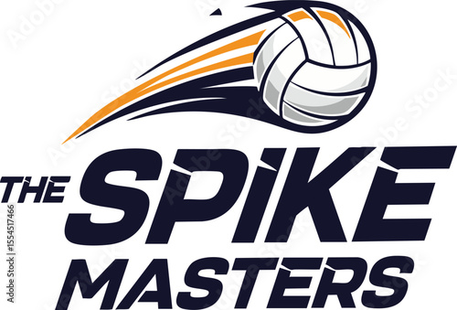 The Masters Squad Volleyball Logo Design