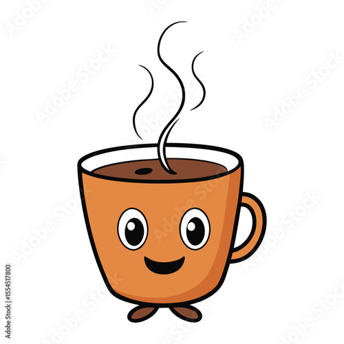 A warm coffee cup releasing delicate, swirling aroma steam, inviting you to savor rich flavors and cozy moments in every comforting sip.
