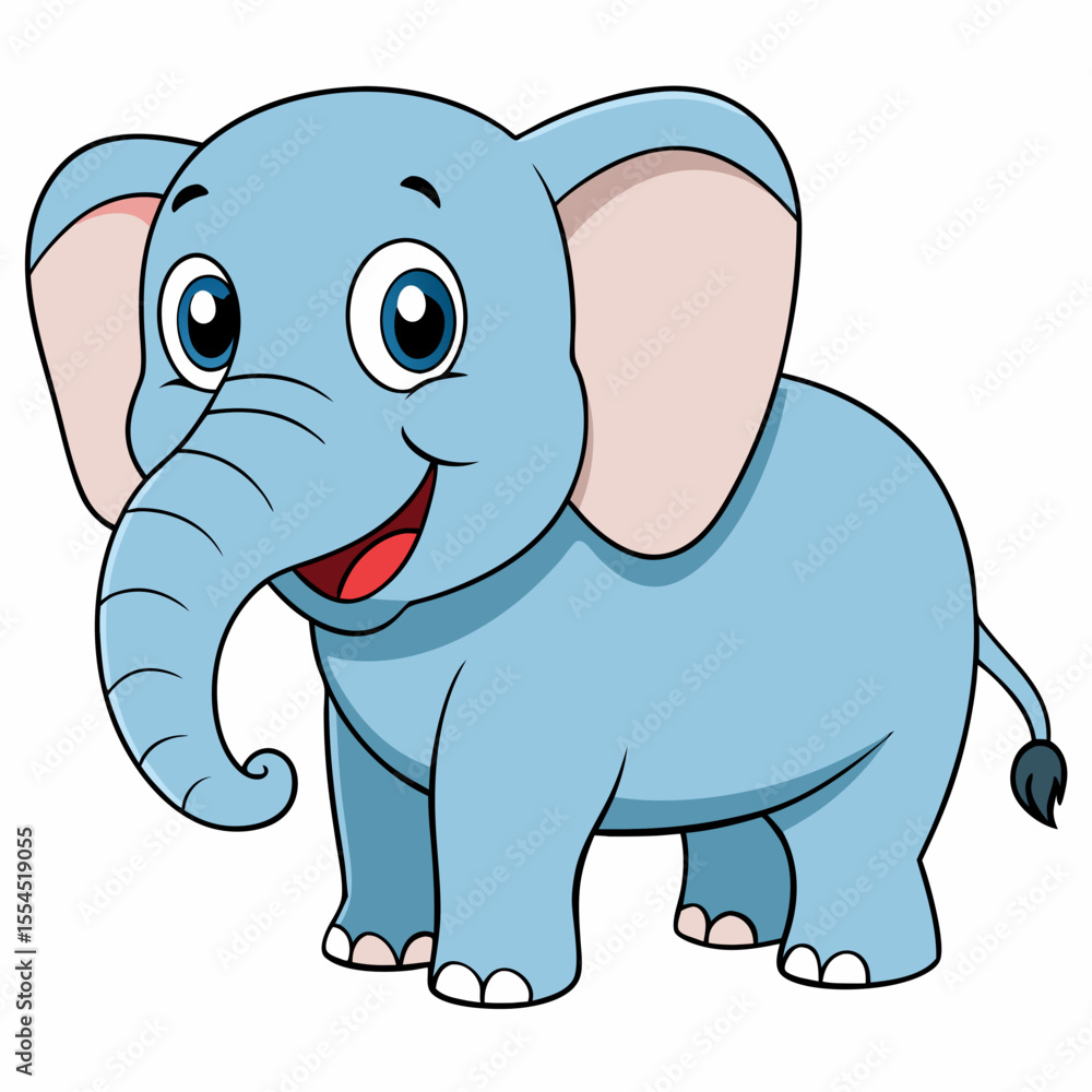 Obraz premium baby elephant cartoon