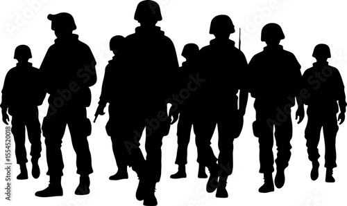 soldiers, military, army, advance, uphill, climb, 