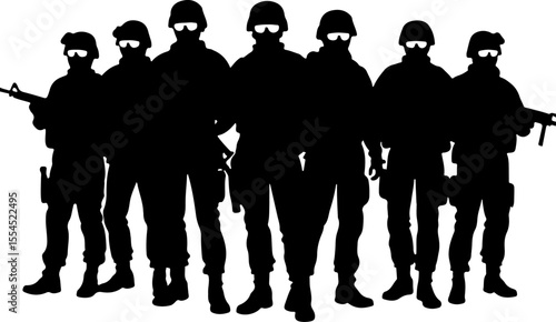 soldiers, military, army, advance, uphill, climb,  vector bundle